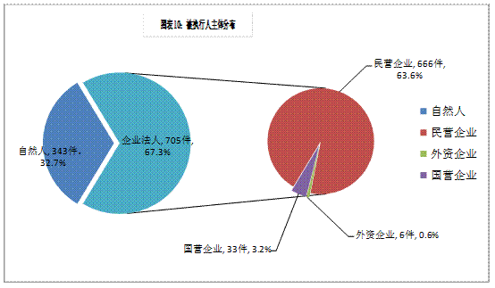 图表10：被执行人主体分布