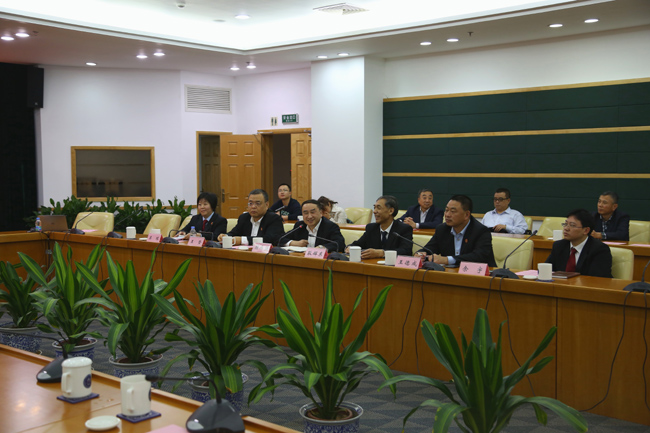 山西省阳泉市委政法委王湜洲书记一行来我院考察